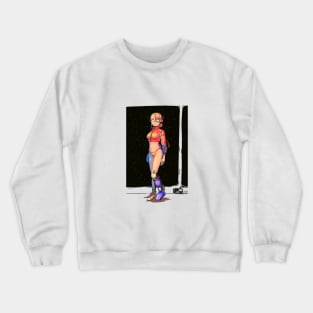 space girl Crewneck Sweatshirt